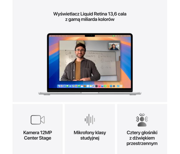 APPLE MacBook Air M4/16GB/512/Mac OS Srebrny 10R GPU US 36msc MW0X3ZE/A/US - CTO [Z1CU00063] - 1324222 - zdjęcie 5